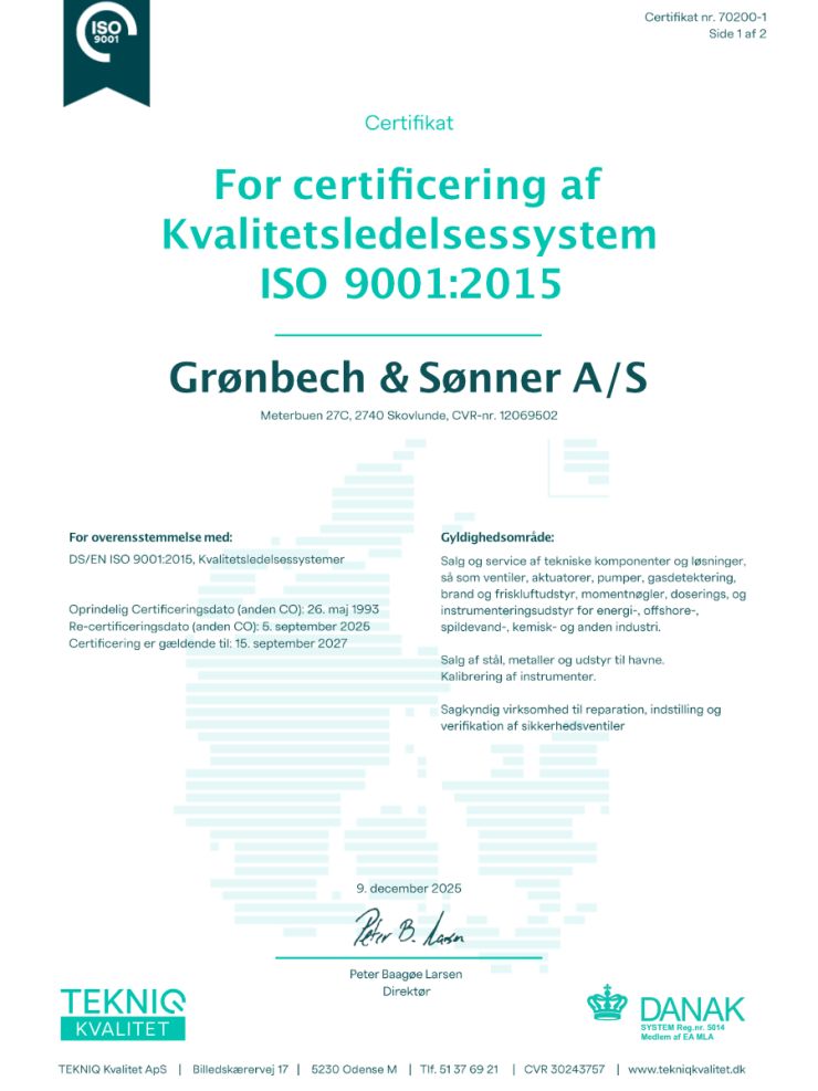 ISO certifikat